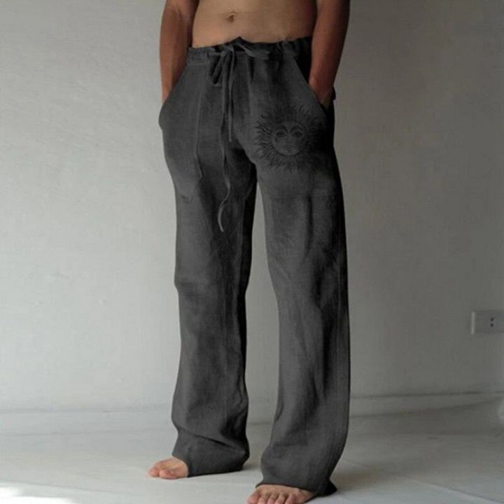 Men%20Pants%20Casual%20Stylish%20Flying%20Bird%20Print%20Lace-up%20Mid%20Waist%20Vintage%20Long%20Pants%20Male%20Trousers%20Streetwear%20Spring%20Autumn%20-%20Image%207