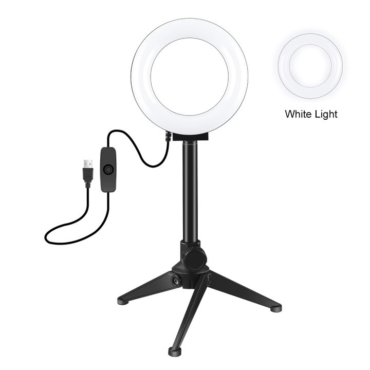 PULUZ%204.7%20inch%2012cm%20Ring%20Light%20+%20Desktop%20Tripod%20Selfie%20Stick%20Mount%20USB%20White%20Light%20LED%20Ring%20Selfie%20Beauty%20Vlogging%20Photography%20Video%20Lights%20Kits(Black)%20-%20Image%209