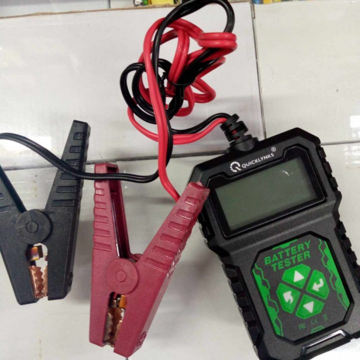 QUICKLYNKS 12V Battery Tester for Car, Truck, Boat, CCA
