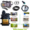 Double Motor Pump 12V Dc High Pressure Self Priming Diaphragm Water Pump For Bike or Car Wash & Garden irrigation. 