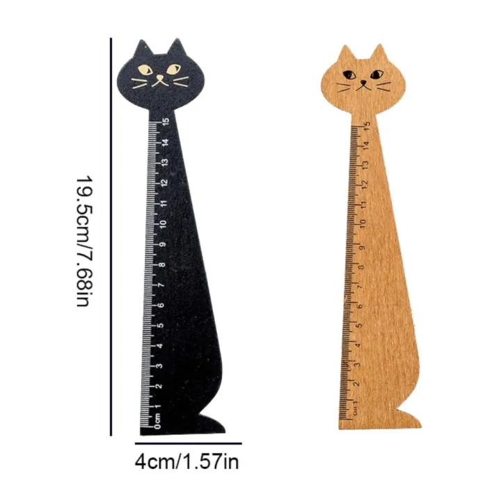 Practical%201PC%20for%20School%20Office%20Home%20Cute%20Cartoon%20Cat%20Household%20Drawing%20Ruler%20Student%20Tools%20Sewing%20Ruler%20Straight%20Ruler%20-%20Image%202