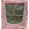 6 pcs set Chair Back Cover - Multicolor. 