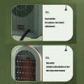 Vertical Space Heater PTC Ceramic Heating Fan Home Portable Electric Heater EU 220V-240V 1200W. 
