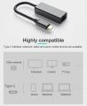 USB C To 100/1000Mbps Ethernet Adapter Type-C To RJ45 LAN Cable External Network Card for USB-C Macbook Laptop PC Phones Tablet. 