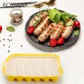 Food-grade Silicone Sausage Molds Silicone Sausage Mold Non-stick Easy to Clean Healthy Fun Food Making Baby Supplements Steamed Meat Intestines Sausage Molds. 