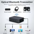 Bluetooth 5.0 Transmitter Receiver for TV to Headphones with Volume Control, Low Latency Wireless Audio Adapter.