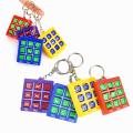 OX Chess Key Chain Cute Game Children Educational Toy Pendant Keychains Student Puzzle Decompression Keyring.