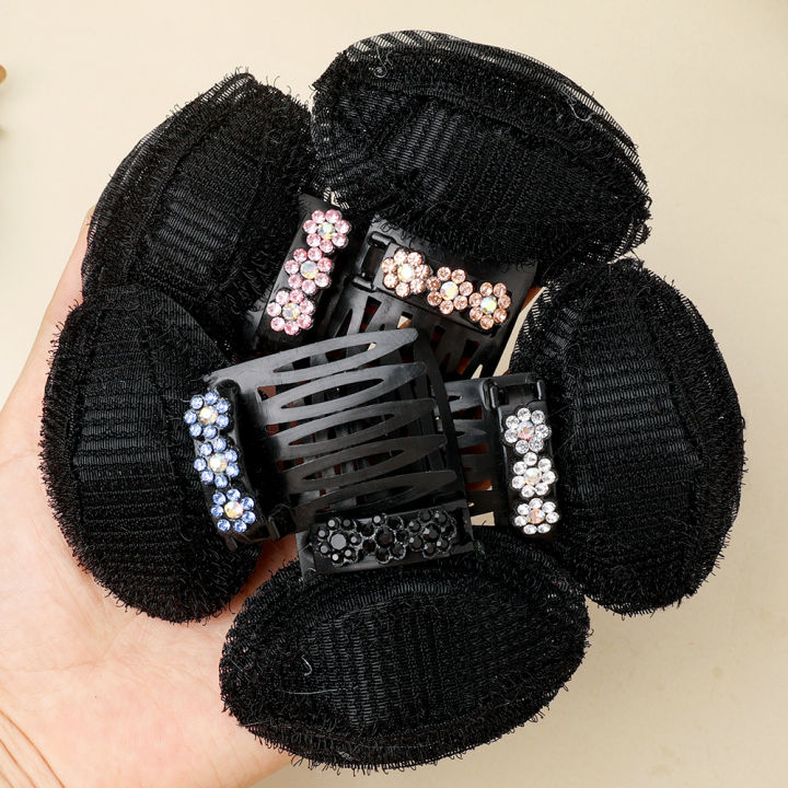 1pcs%20Rhinestone%20Invisible%20Fluffy%20Sponge%20Hair%20Clip%20Front%20Hair%20Line%20Volume%20Base%20Puff%20Cushion%20Hair%20Bun%20Hair%20Styling%20Hair%20Hairpin%20-%20Image%205