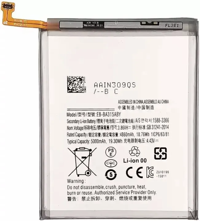 Samsung%20EB-BA315ABY%20Mobile%20Battery%205000%20mAh%20For%20Samsung%20Galaxy%20A31%20-%20Image%202