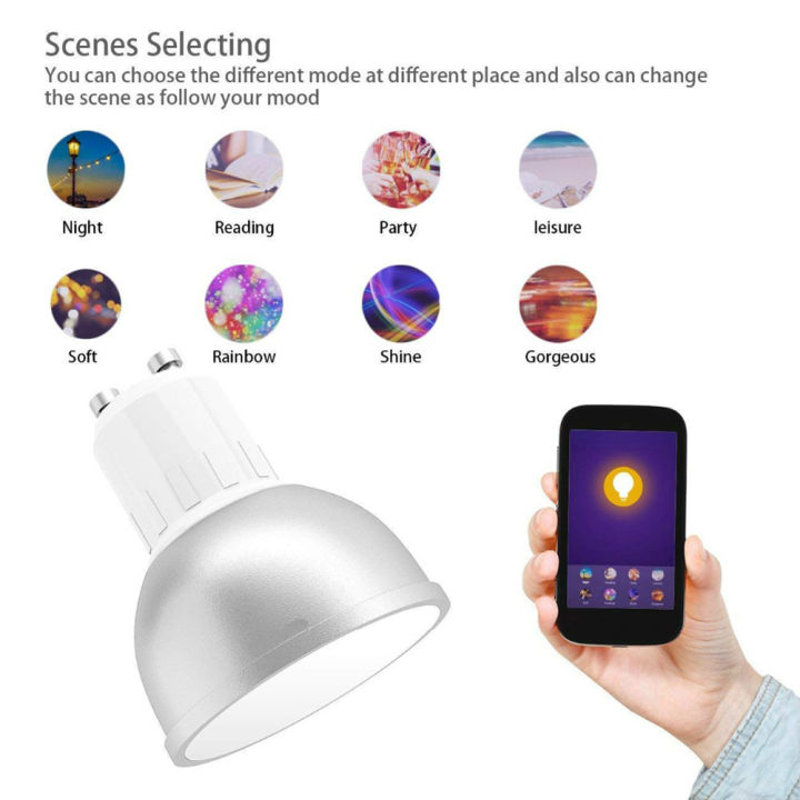GU10%20Smart%20Wifi%20Bulb%205W%20Led%20Dimmable%20Works%20with%20Google%20Home%20-%20Image%205
