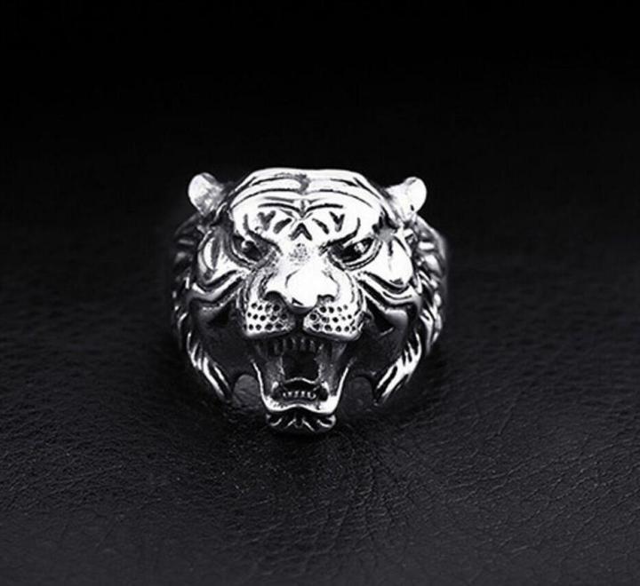 Personality%20Punk%20Men's%20Tiger%20Ring%20Men's%20Exquisite%20Animal%20Jewelry%20Titanium%20Steel%20Gothic%20Punk%20Biker%20Rings%20-%20Image%204