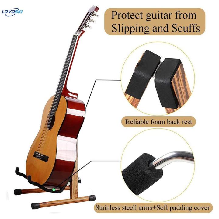 Acoustic Guitar Stand Portable A Frame Stand for Violin Acoustic Accessories