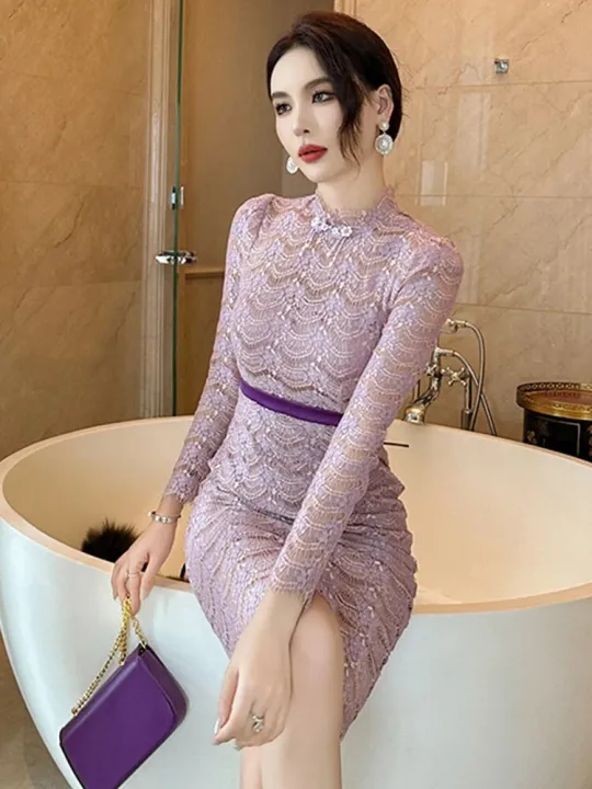 Exquisite%20Elegant%20Qipao%20Dress%20Women%20Celebrity%20Sheer%20Lace%20Pearl%20Flower%20Cheongsam%20Robe%20Lady%20Evening%20Party%20Date%20Prom%20Vestidos%20Mujer%20-%20Image%206