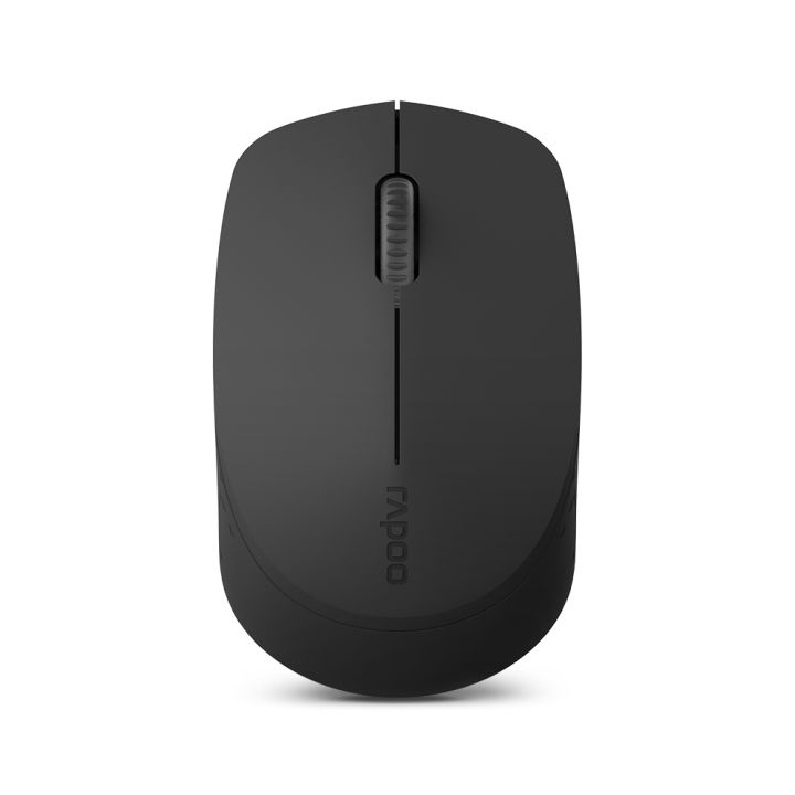Rapoo M100 Silent Click Multi-mode Wireless Mouse Switch between Bluetooth 3.0, 4.0 and 2.4G 1300DPI tracking engine Up to 9 months battery life
