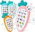 Toys Rabbit Phone Smart Phone Cordless Feature Mobile Phone Toys Mobile Phone for Kids Phone Small Phone Toy Musical Toys for Kids Smart Light (Rabbit Phone) - Multicolor. 