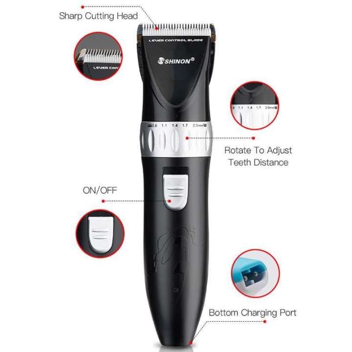 SHINON%20SH-1928%20Professional%20Rechargeable%20Hair%20Clipper%20&%20Beard%20Trimmer%20-%20Image%202
