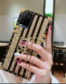 Fashion Luxury Style PU Leather Phone Case Retro Phone Case With Glitter Ring Holder For vivo v25e vivo y33s vivo v23e vivo v21 vivo v23 pro vivo v23 vivo y20 vivo y53s y53 y22 v20 y21 Back Cover.