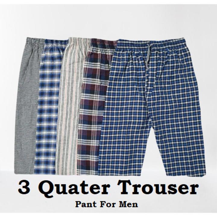 Three%20Quarter%20Trouser%20Pant%20For%20Men%20Multicolor%20Random%20Design%20-%201%20Piece%20-%20Image%202