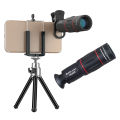 APEXEL 18X25 Monocular Zoom Telephoto Mobile Phone Lens With Tripod For Camping Tourism Portable Spotting Scope Mini Telescope.