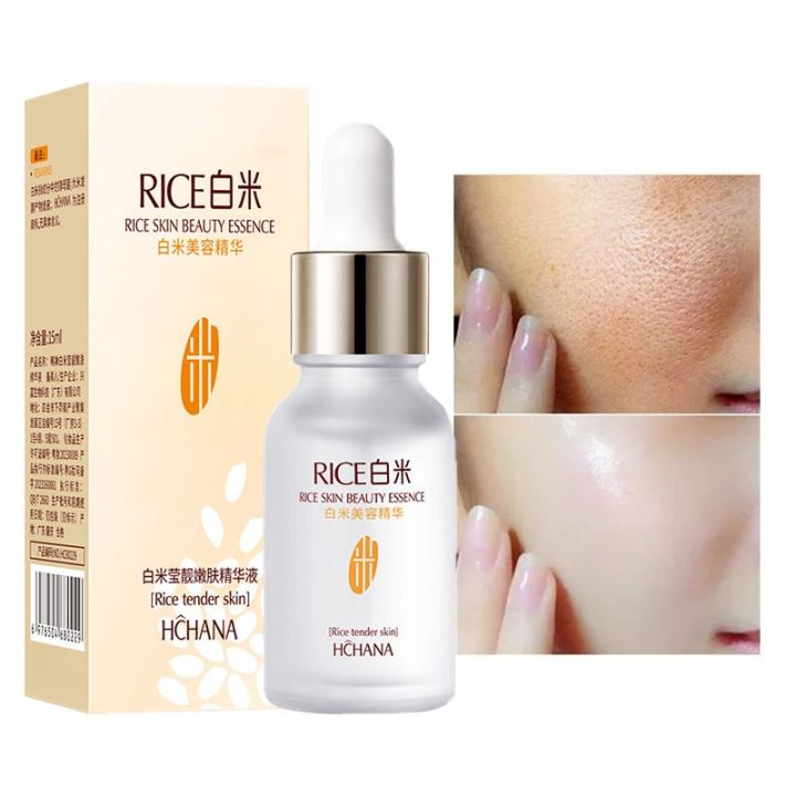 White Rice Whitening Serum Face Moisturizing Firm Bright Cream Anti Wrinkle Anti Aging Face Fine Lines Acne Treatment Skin Care FeeoiF