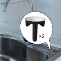 2 Pieces Kitchen Sink Hole Cover Sink Tap Hole Cover for Basin Sink Kitchen.