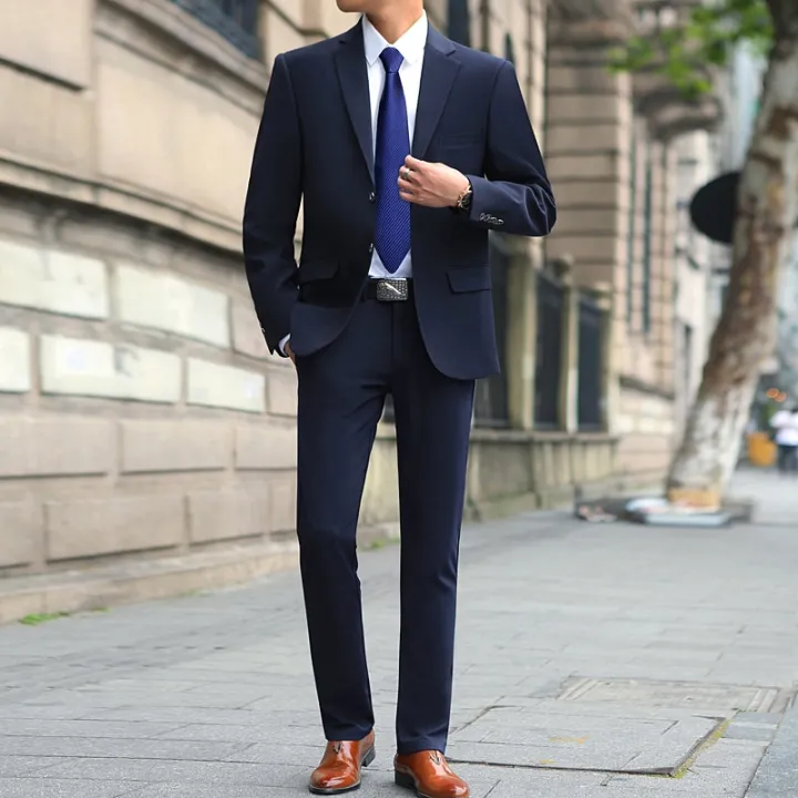10XL%209XL%20Hot!%20Men's%20Autumn%20Formal%20Dress%203%20Piece%20Suit%20for%20Men%20Loose%20Spring%20V-neck%20Business%20Dress%20Jacket%20Pants%20Vest%20Brand%20Clothing%20-%20Image%207