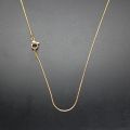 Flat Plated Stainless Steel Snake Chain Necklace For Men Boys. 