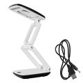 Lighted Desk Magnifying Glass Lamp with Light on Stand Led Portable Pocket Magnifier Visor Folding 3X for Reading, Hobby. 