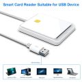USB Smart Card Reader PCSC USB-CCID EMV ISO7816 for Bank CAC Chip Smart Card sim card adapter dni electronic citizen for Id Card. 