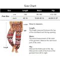 【NEW】 Women's Loose Yoga Pants Boho Print High Waist Casual Trousers Sweatpants Women Summer Beach Plus Size Baggy Aladdin Pants.