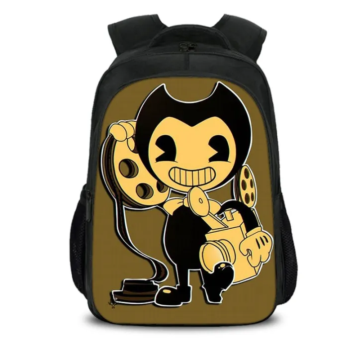 Anime%20Bendy%20And%20The%20Ink%20Machine%20Backpack%20for%20Teens%20Back%20To%20School%20Bags%20Student%20Bookbag%20Daily%20Backpack%20Mochila%20Notebook%20Gift%20-%20Image%204