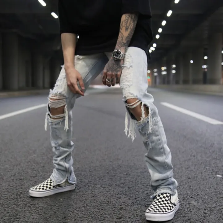 Bottom%20Zipper%20Knee%20Holes%20Denim%20Jeans%20Destroyed%20Ripped%20Slim%20Mens%20Biker%20Jeans%20New%20Men%20Fashion%20Streetwear%20Hip%20Hop%20Pants%20Joggers%20-%20Image%202