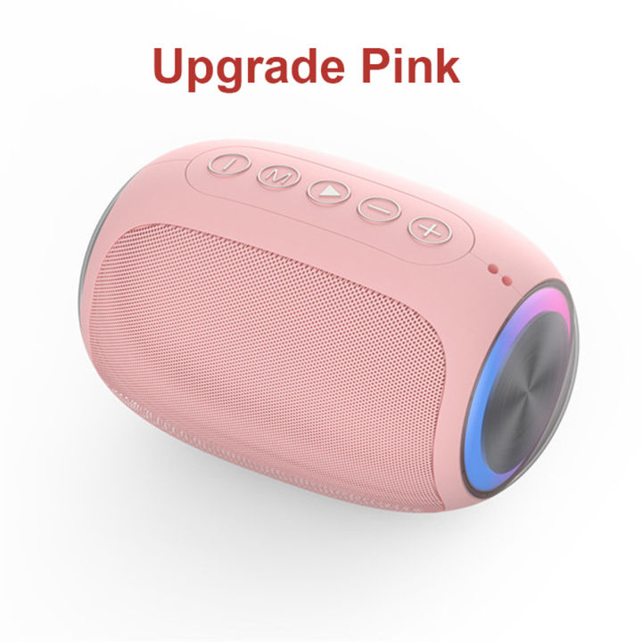 Pink%20Speaker%20Bluetooth%20Powerful%20Portable%20Bluetooth%20Speaker%20Box%20Outdoor%20Sound%20Box%20Waterproof%2010W%20Bass%20Sound%20Support%20TF%20Card%20FM%20Ra%20-%20Image%207