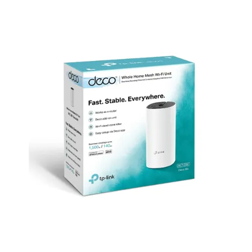 Tp%20link%20Deco%20M4%20AC1200%20Whole%20Home%20Mesh%20Single%20Pack%20Wi-Fi%20Router%20-%20Image%203