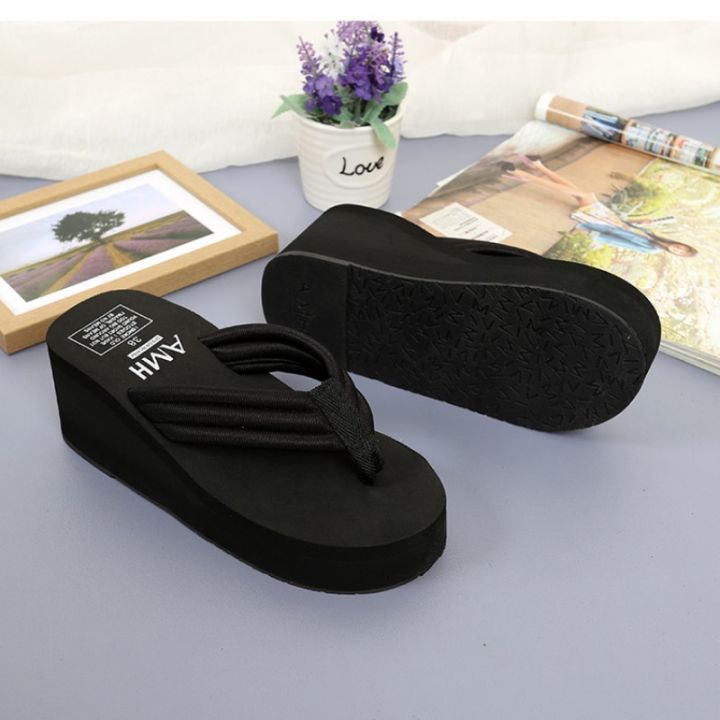 2024%20New%20Slippers%20Women's%20Summer%20Wear%20Fashion%20High%20Heel%20Platform%20Shoes%20Thick%20Bottom%20Non-Slip%20Beach%20Ladies%20Flip-Flops%20-%20Image%206