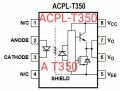 2Pcs New ACPL-T350 Optocoupler, A T350 Optocoupler, ACPL T350 Optocoupler, AT350. 