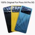 For Xiaomi Poco X4 Pro 5G Battery Cover Glass Rear Housing Door Replacement New. 