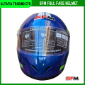Full Face Bike Helmet SFM High Speed in Black and White Graphics - Easy To use and Clean, A Unique Choice For Bikers.
