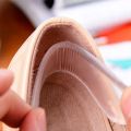 3 Pairs Transparent Gel Silicone Heel Grip Back Liner Shoe Insole Pad Foot Care Protector Comfort Pads Feet Care Accessories. 