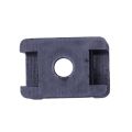 Screw Bracket Mount Saddles Bases Cable Tie Bracket 23mmx16mm 30 Units Black.
