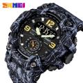 SKMEI Shockproof Digital Men Watch Dual Movement 3 Time Sport Wristwatch Mens Waterproof Electronic Watches 1637.