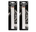 Art Supplies 3Pcs White highlight brush Sketch Charcoal Pencils Standard Pencil Drawing Pencils Set For School Tool Painting. 