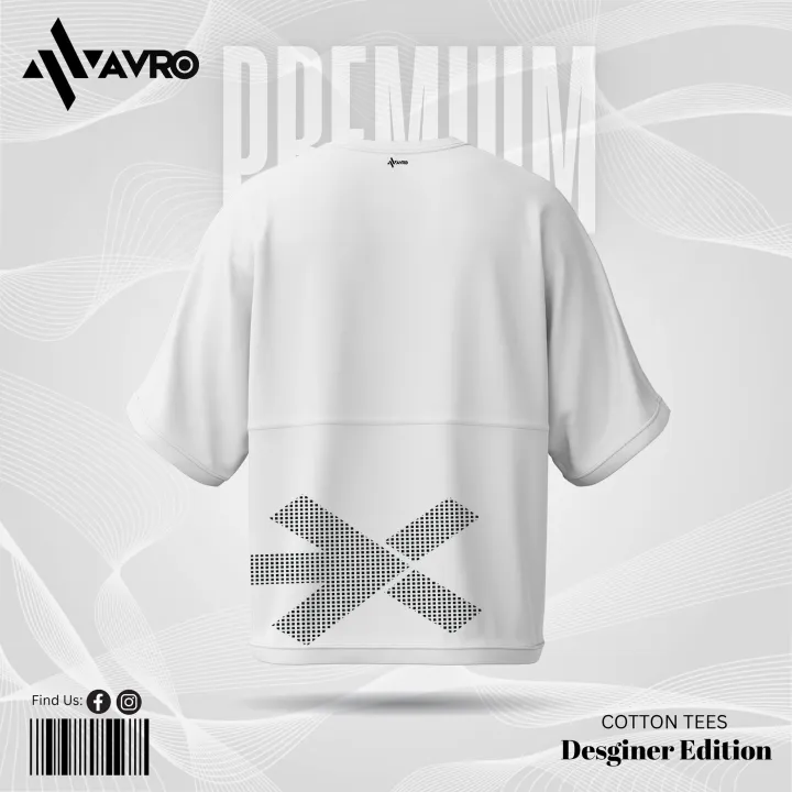 Avro%20Premium%20Men's%20Semi%20Drop%20Shoulder%20T%20shirt%20White%20Color%20-%20Cotton%20Fabric%20Soft%20&%20Comfortable%20-%20Tshirt%20For%20Men%20-%20Desginer%20Edition%20T#10%20-%20Image%203