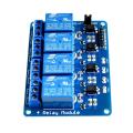Rellay Module Four (04) Channel (5Volt) For Arduino Blue - Solar Panel. 