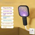 Electric Shock Mosquito Swatter Trap Pest Control USB Mini Insect Racket UV Light Portable Mosquito Killer Lamp Home Outdoor. 