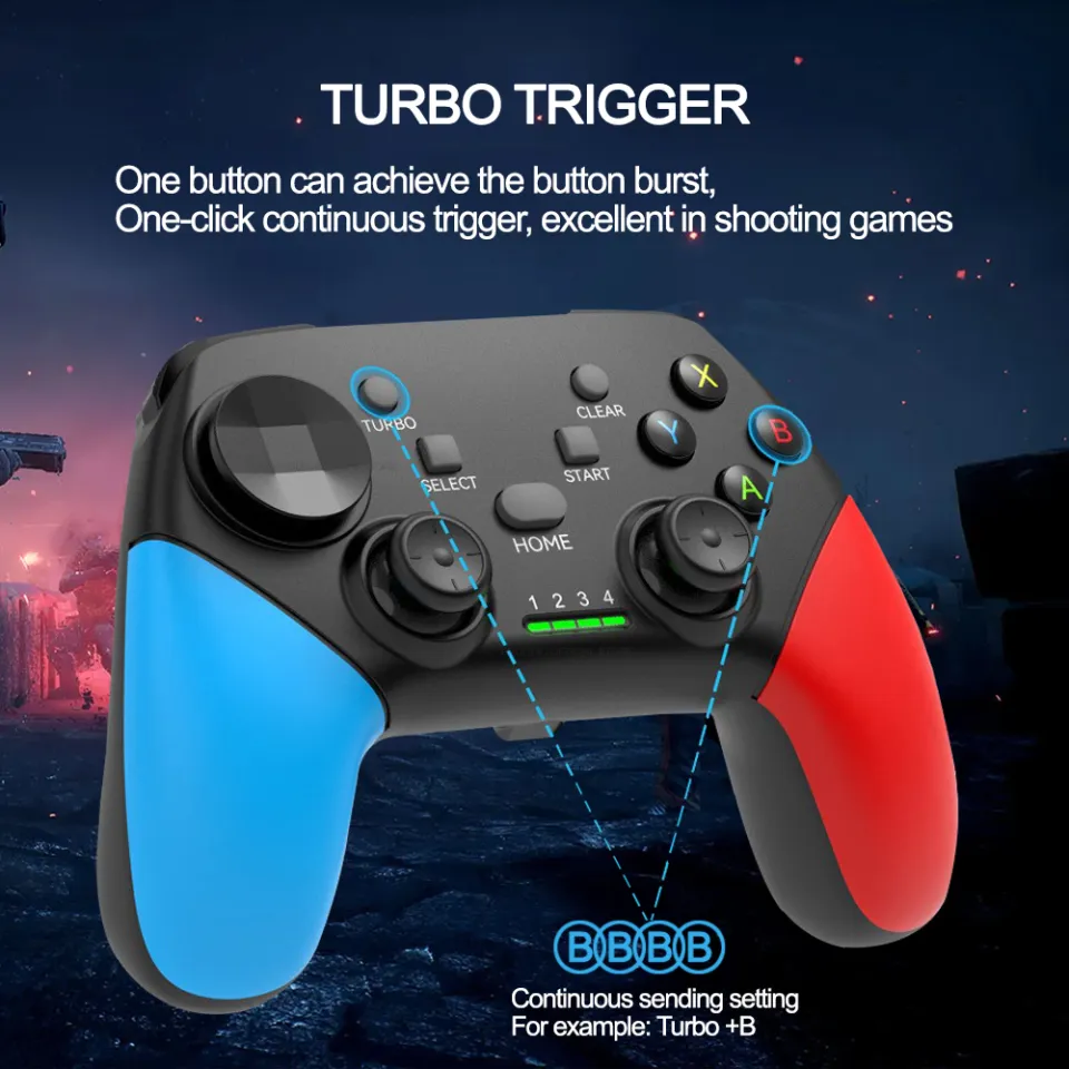 BROODIO Bluetooth Game Controller Wireless Gamepad For