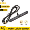 4G LTE Omnidirectional Antenna Car Mobile Cellular Signal Amplifier Outdoor Long Range 3G 2G GSM Cell Phone Network Enhancer TS9. 