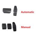 Car Accessories-1 * Accelerator pedal 
1 * Brake pedal-Carbon Fiber&Black. 