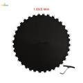 Trampoline Mat Jumping Mat Accessories Thick Round Reusable Easy to Install Shock For 6FT 36 Buckle.
