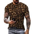 Fashion leopard graphic T-shirt for men summer casual women streetwear 3D print camisetas T shirt men clothing Harajuku tops tee.